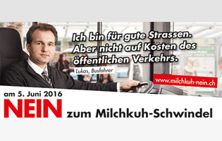 Nein zum Milchkuh-Schwindel